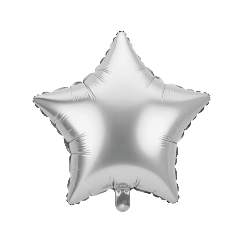Folie ballon - Ster Zilver