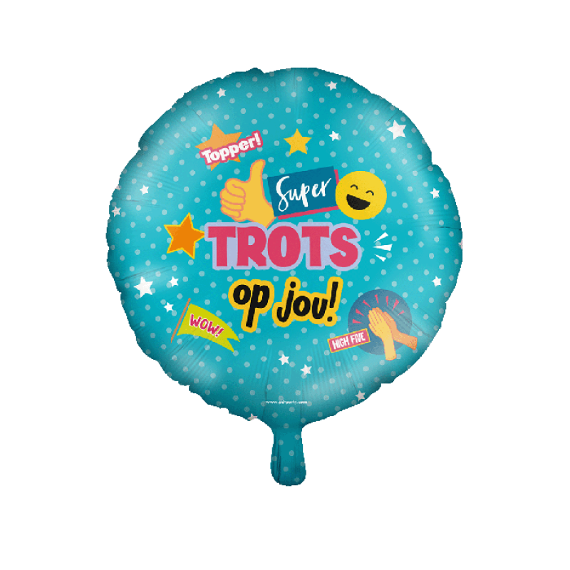 Folie ballon - Trots op jou