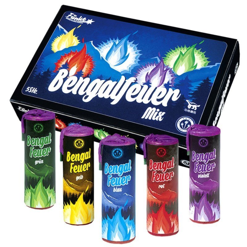 Bengalfeuer Mix 5 Stuks