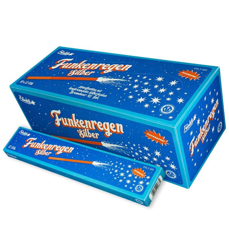 Funke - Funkenregen Silber (12er-Pack)
