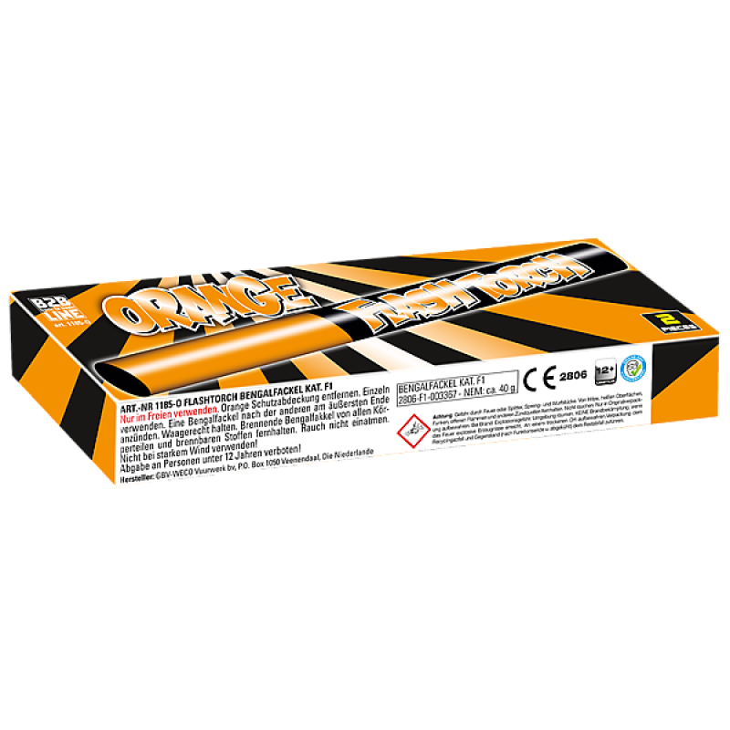 B2B Flash Torch Oranje