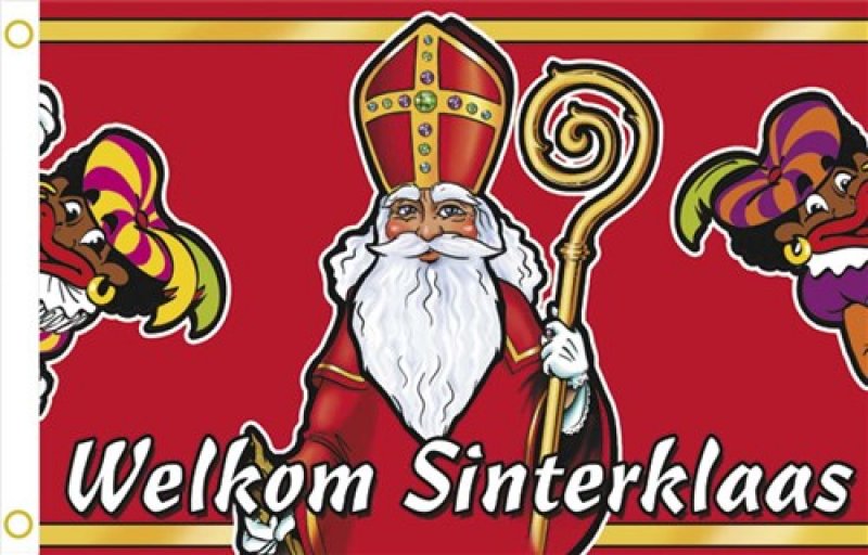 Gevelvlag Sinterklaas (90x60cm)