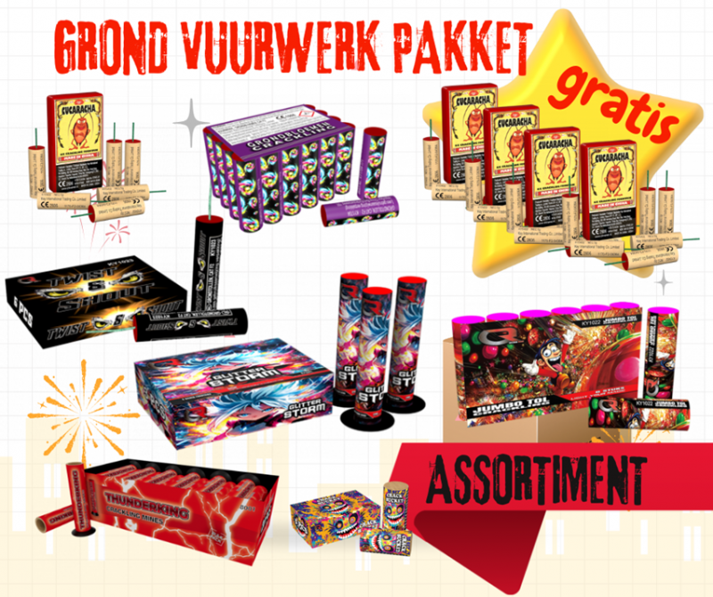 Grond vuurwerk pakket | Art. 25