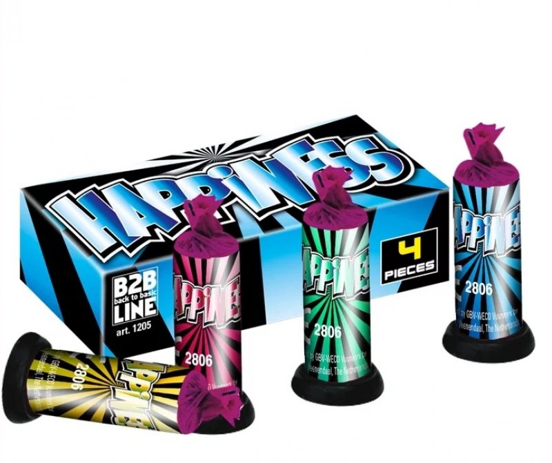 Happiness Fountain (4 stuks)