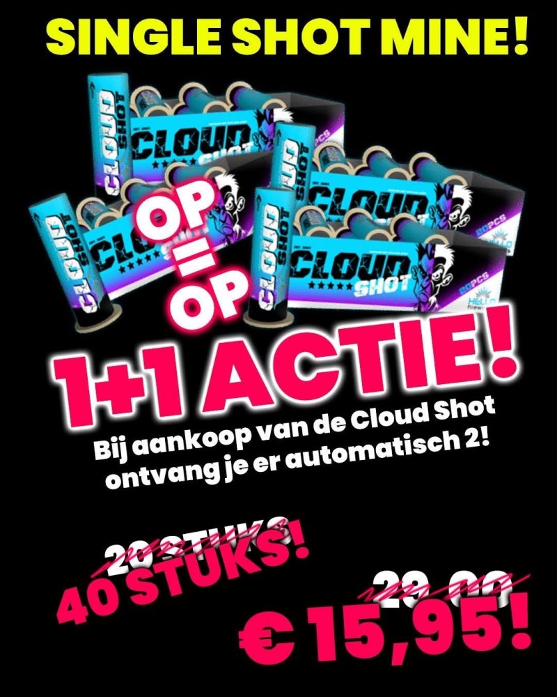 Cloud Shot 1+1 gratis