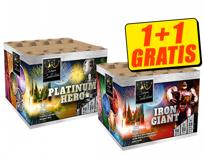 Iron Giant & Platinum Hero