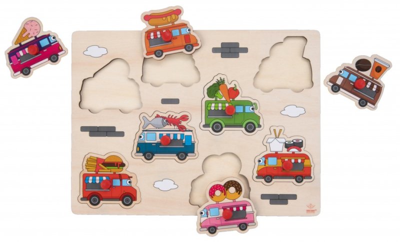 Knop puzzel ''Foodtruck'' klein