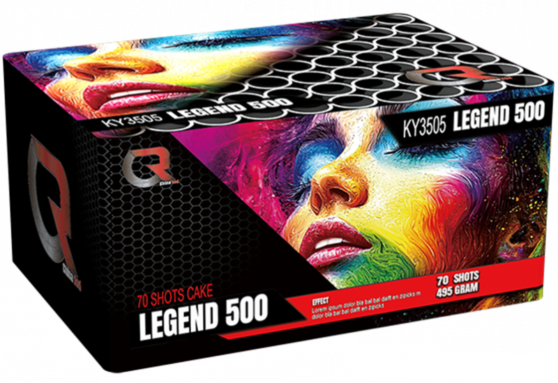 Legend 500 | 70 shots | Art. 3505