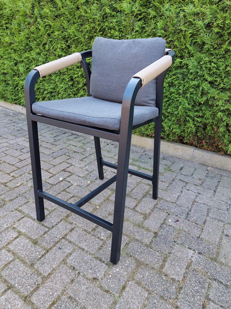 Barstoel Rimini zwart