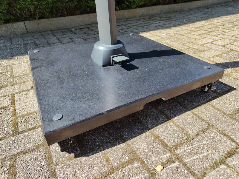 Granietplaat polish op 4 wielen 90KG