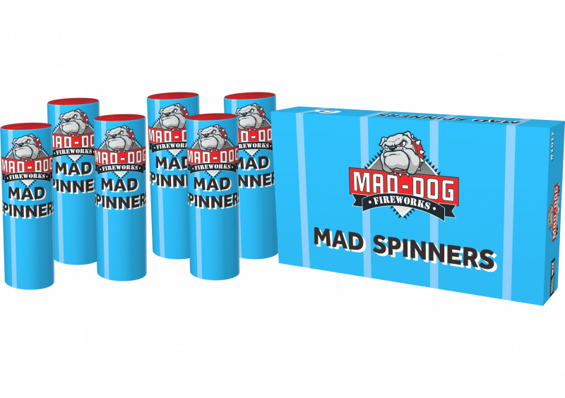 Mad Spinners - 6 stuks