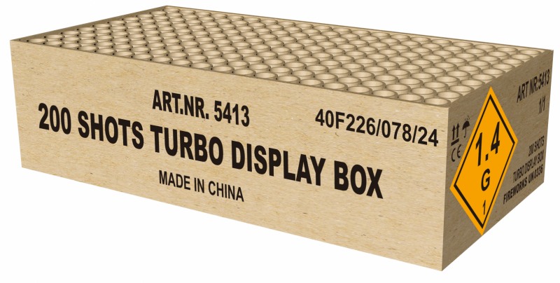 200 Shots Turbo Display Box