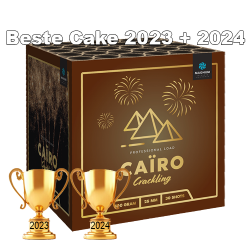Cairo Crackling 25 schots  winnaar