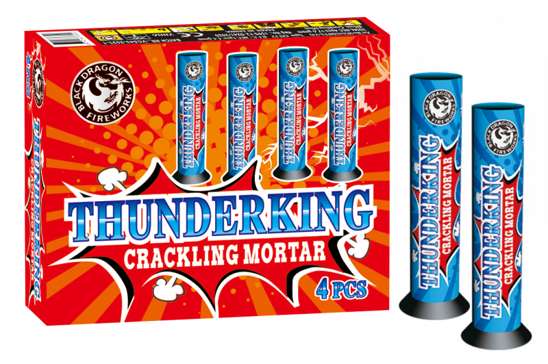 Thunderking Titanium crackling 4stuks