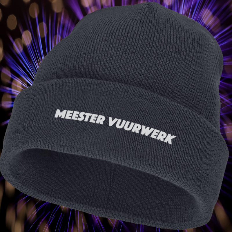 Limited Edition Meester Vuurwerk Beanie