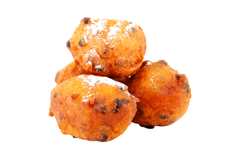 Oliebollen met rozijnen (kunnen niet aangeschaft worden icm vuurwerk!)