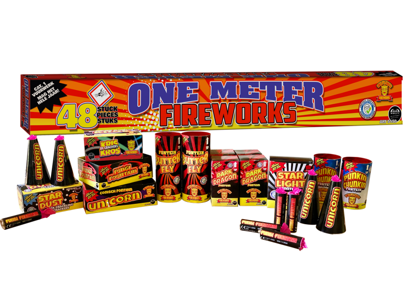 One Meter Fireworks pakket