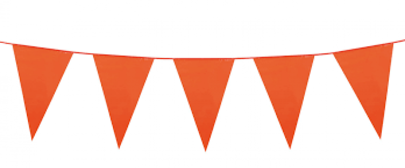 oranje vlaggenlijn