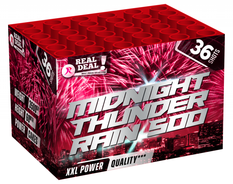 Midnight thunder rain box 36 sh.