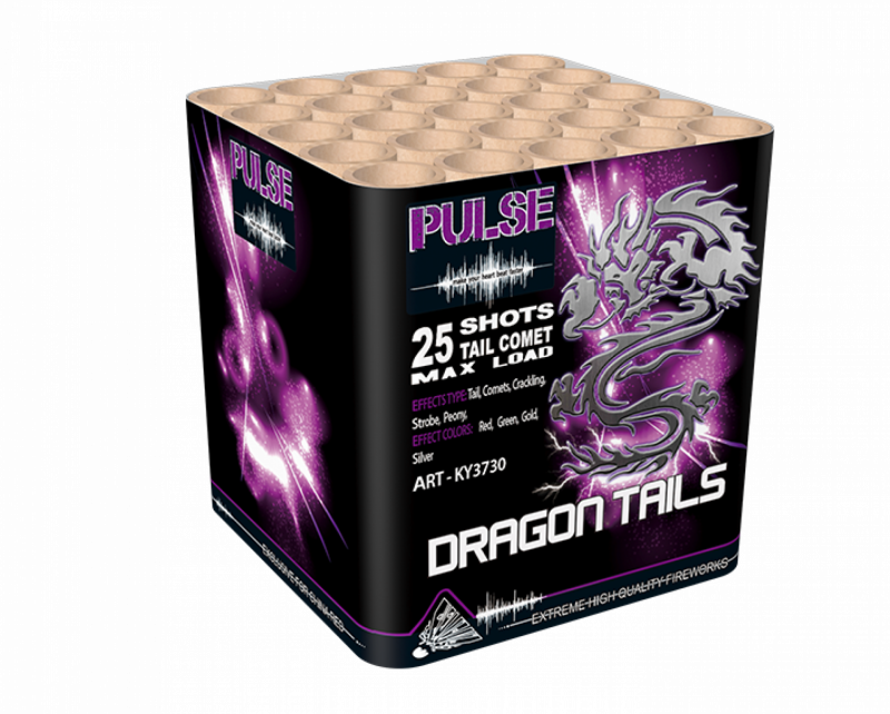 Pulse-Dragon Tails cake, 25 shots | Art. 3730