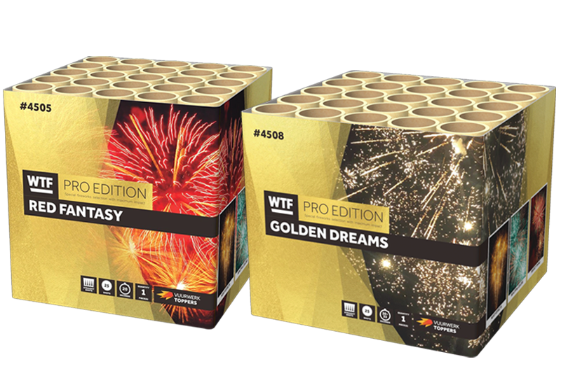Red fantasy & Golden Dreams Set