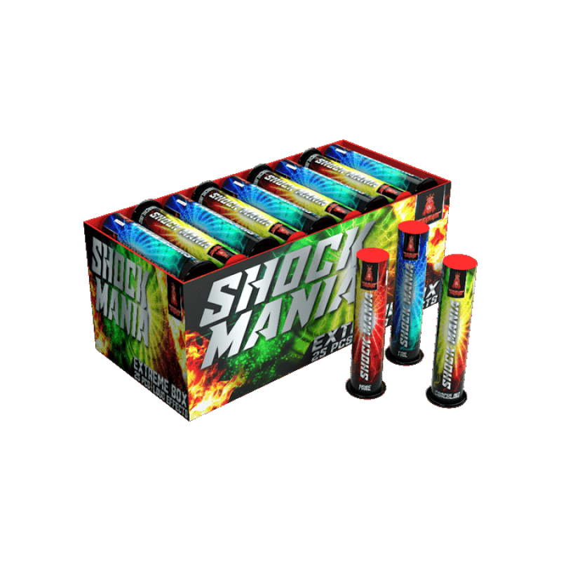 SHOCK MANIA BOMBER BOX 25 stuks