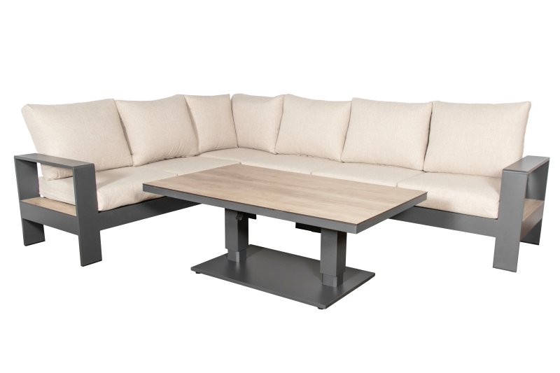 Castello Cornerset met HPL Lift Tafel