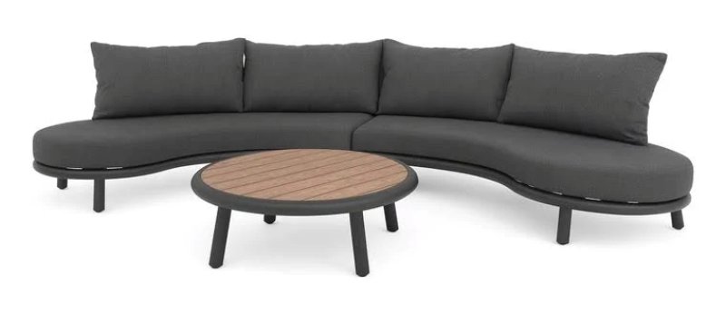 Loungeset Mylo Antraciet