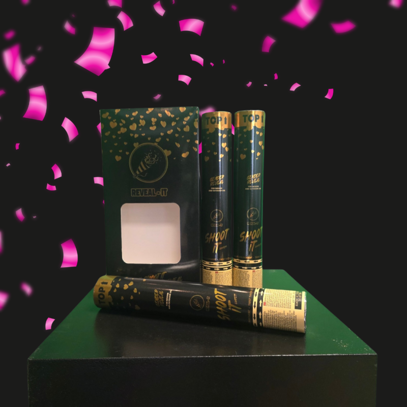 SHOOT-IT Triple Pack (Pink confetti)