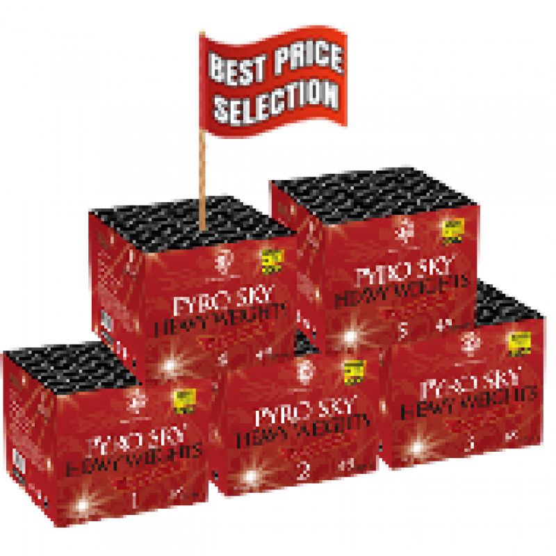 Pyro Sky Heavy Weights 5x49 schots