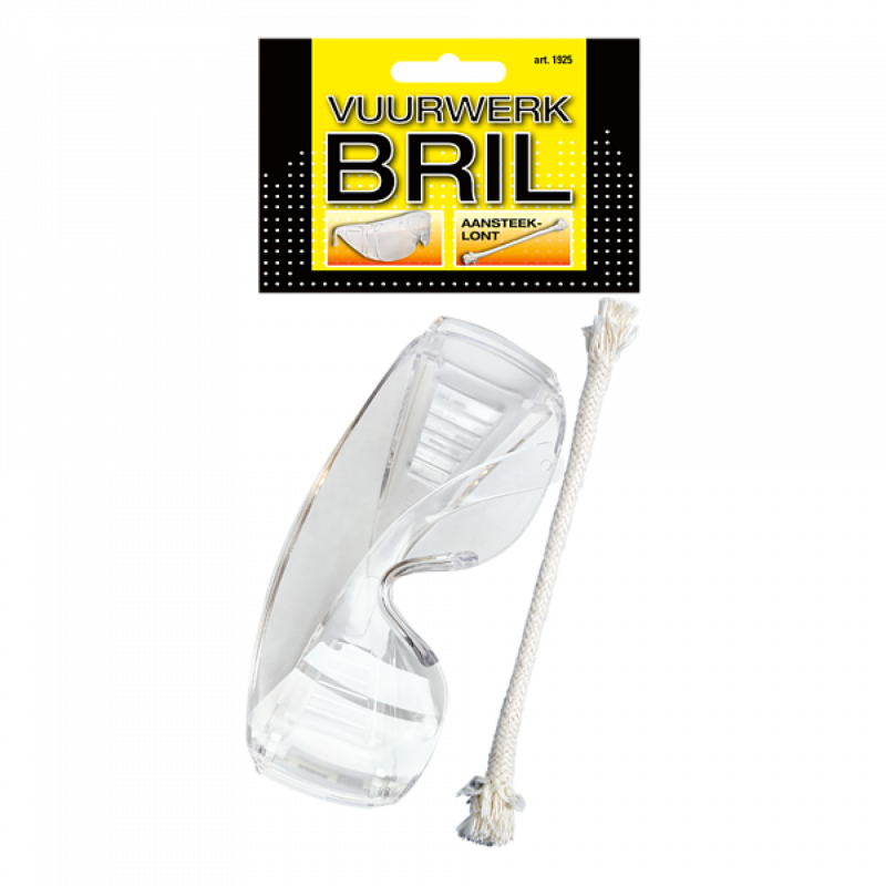 Veiligheidsbril en aansteeklont