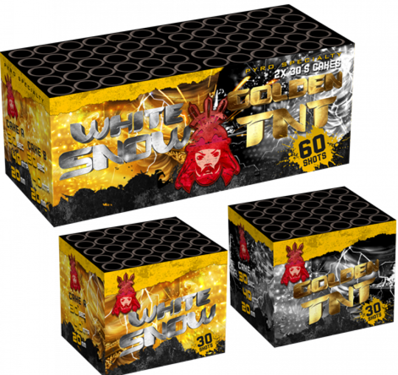 White snow & Golden TNT -> niet leverbaar -> Vervanger: SideWinder