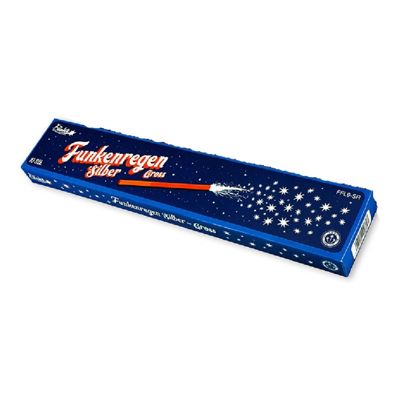 Funkenregen Silber