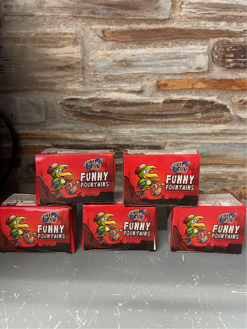 Funny Fountains 5 pakjes **